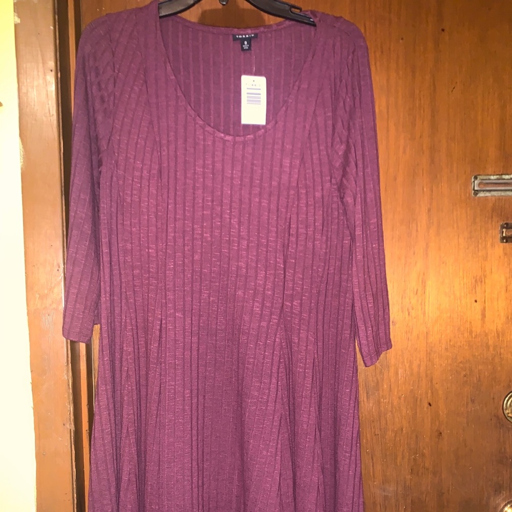 NWT BURGUNDY DRESS